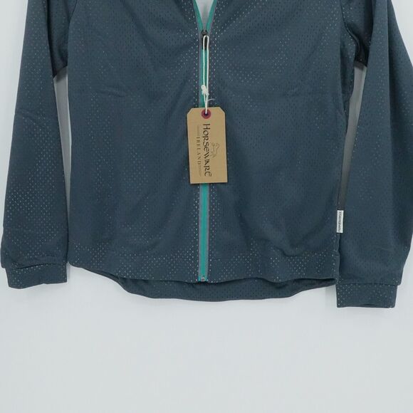 Horseware Ireland‎ Jacket Womens Large Blue Zip Stretchy Equestrian Riding - Picture 3 of 12